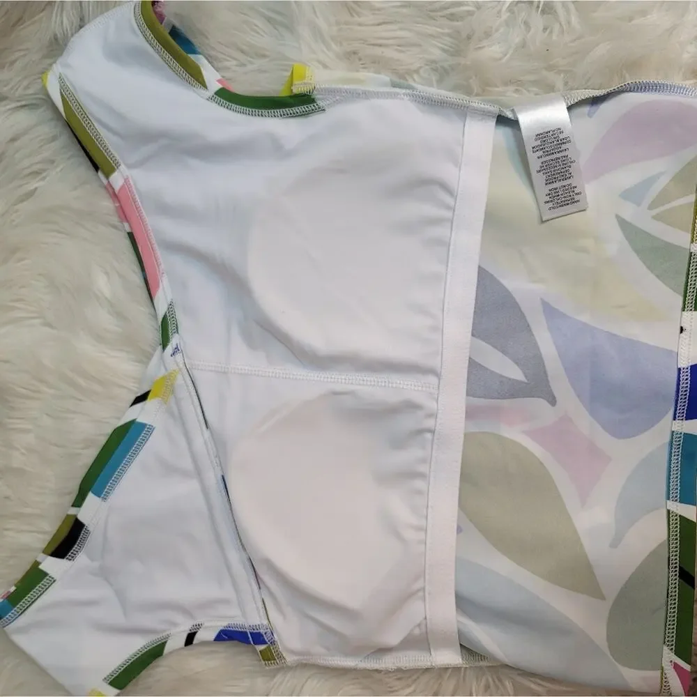 HERMOZA Caroline Retro High Swim Bikini Set High Waisted w Wrap Top Beach Cruise